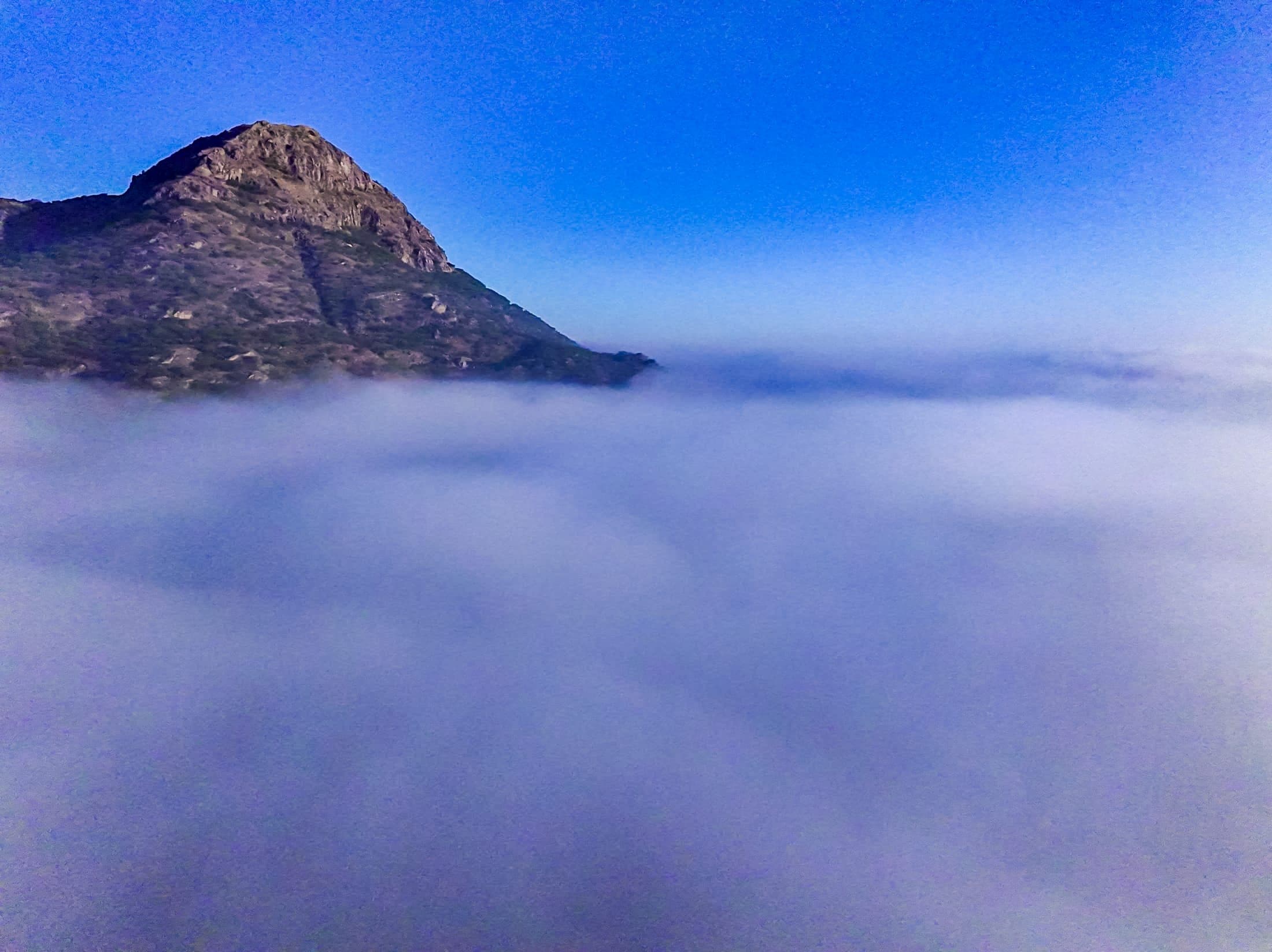 Before sunrise, above the clouds — Ajmer