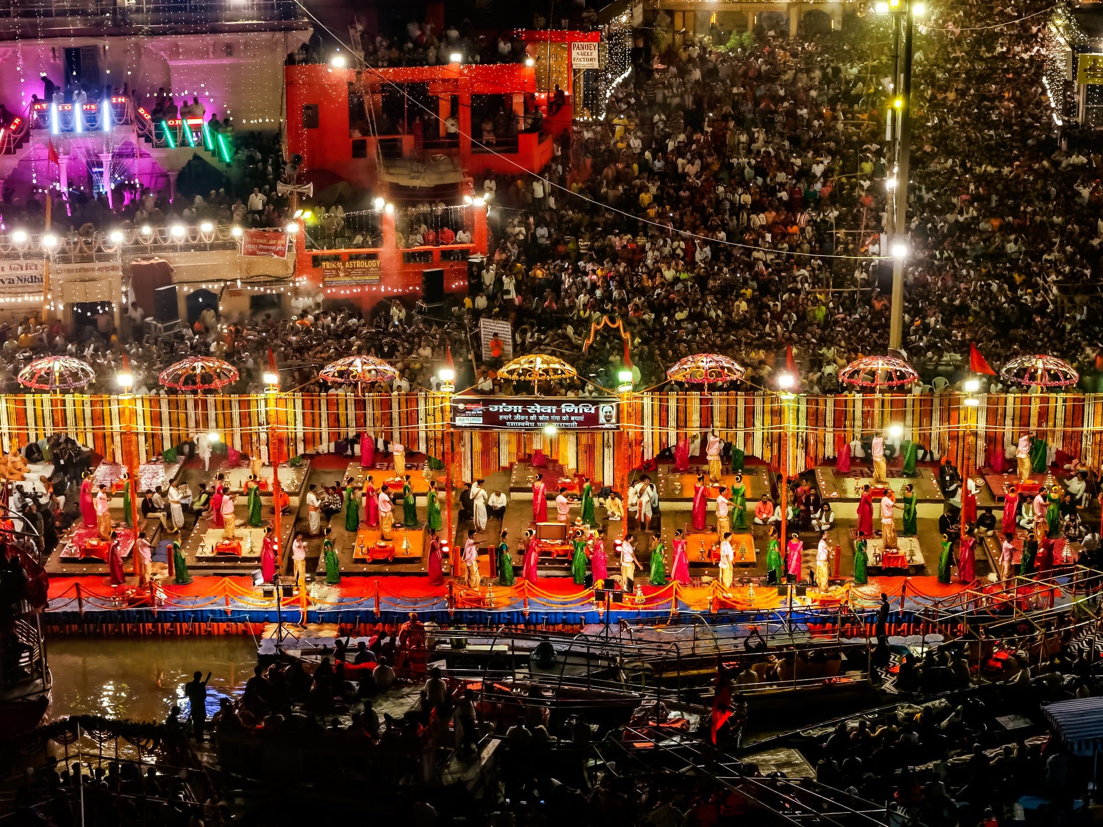 The river of lamps — Varanasi