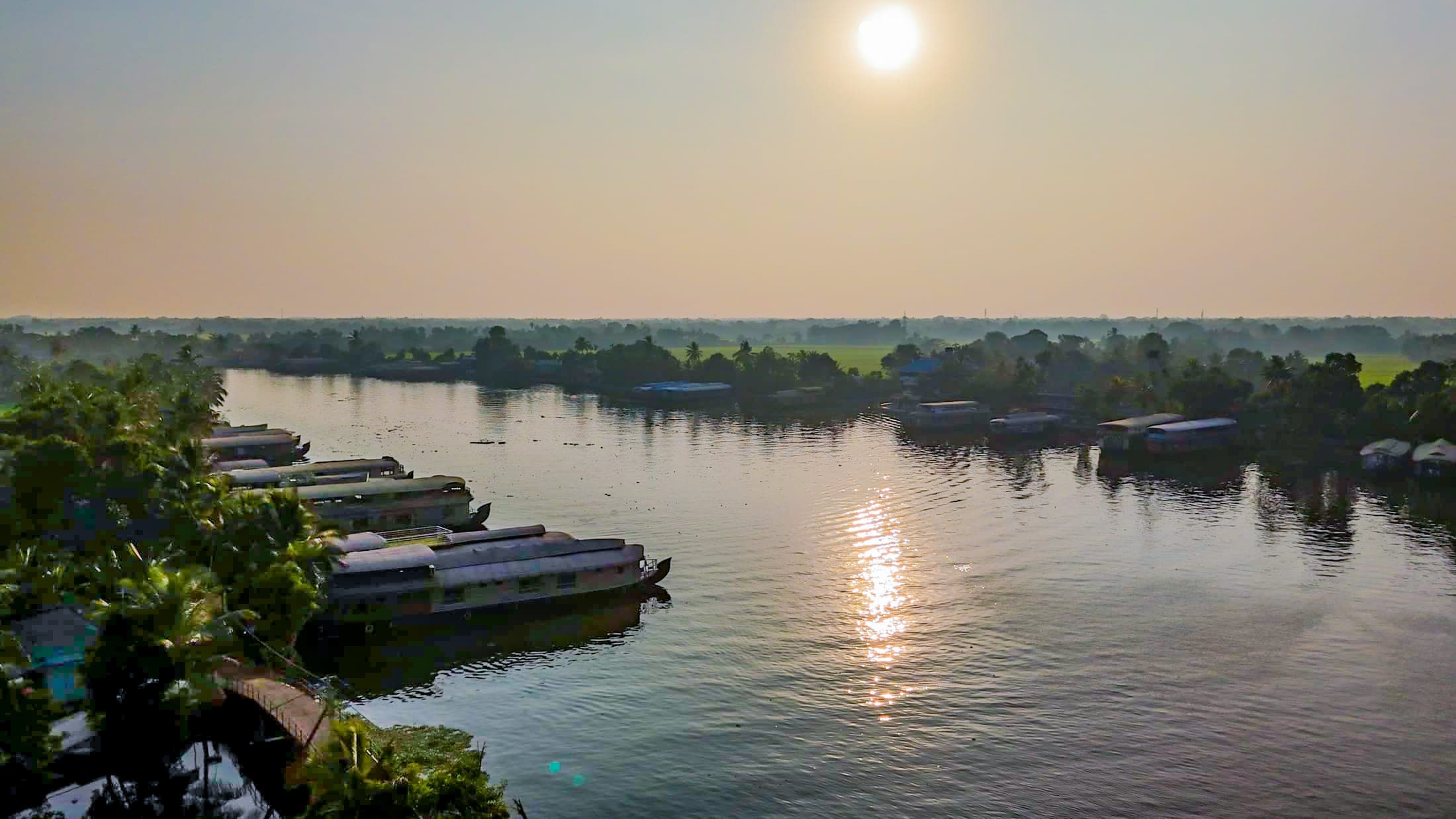 The backwaters — Alappuzha