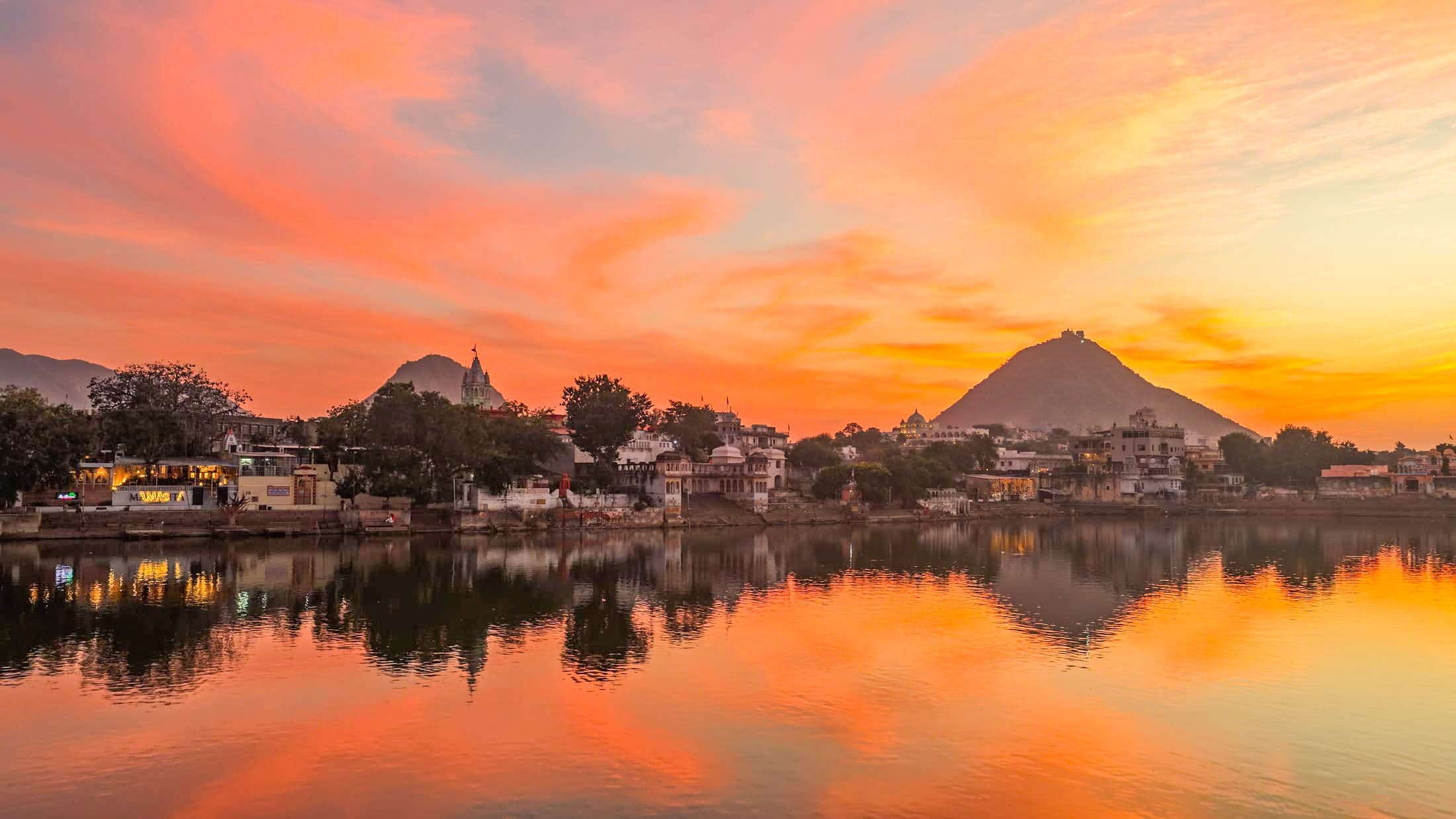 Evening on the ghats